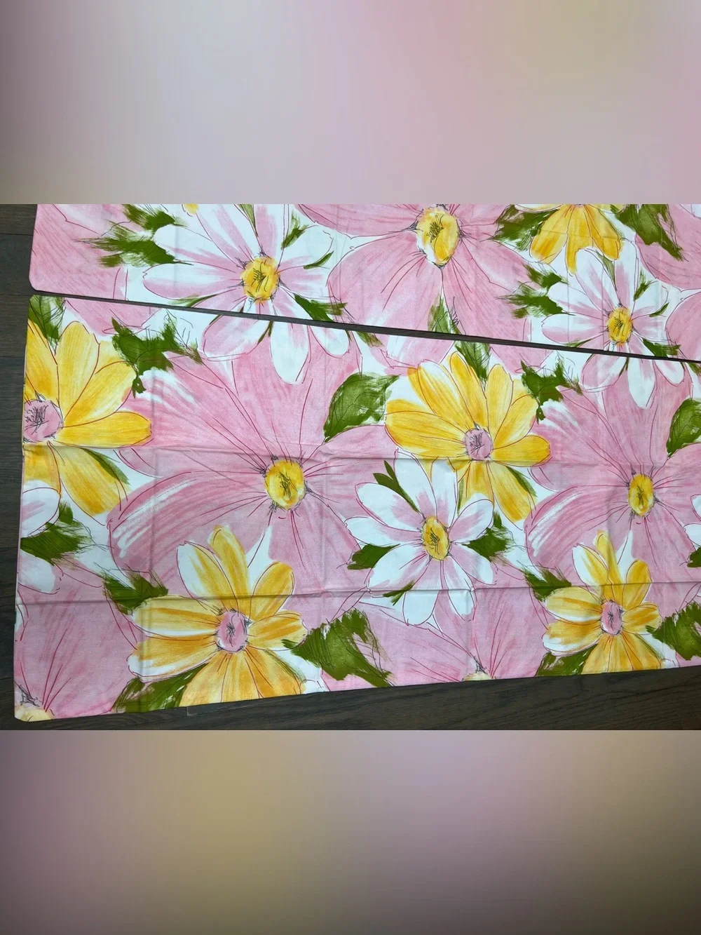 Cannon Royal Family Pink Heavenly Daisy Set 2 Pillowcases Extra Large King USA